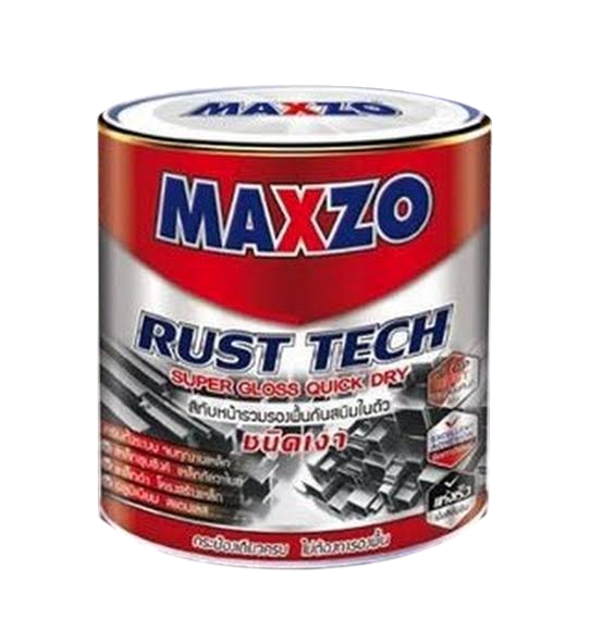 สีเคลือบเงาMAXZO8803 สีเขียวกึ่งเงา 1/4 v