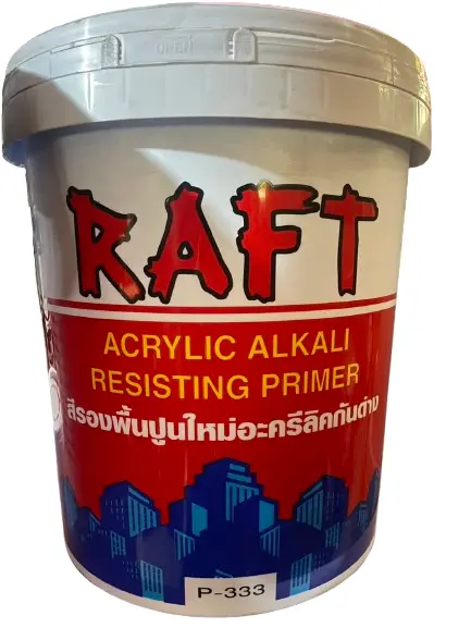 สีรองพื้นปูนใหม่กันด่างRAFT#P-333