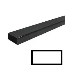 [bctu0056] กล่องแบนดำ 2x1 ขาว ▭
