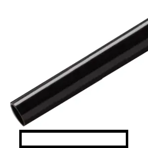 [blpi0017] ท่อกลมดำ 11/2"x1.5 หัวขาว