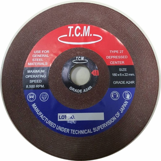 [cuts0059] ใบเจียร์หนา 7" TCM
