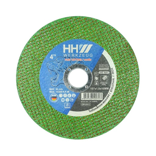 [cuts0047] ใบตัดสแตนเลส 4" WERKZEUG