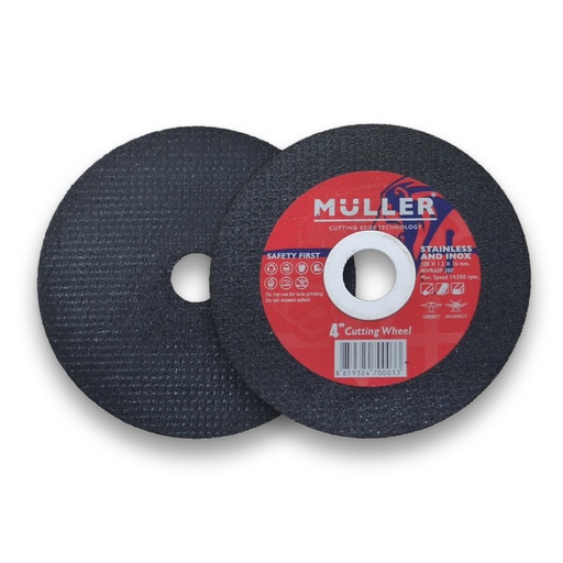 [cuts0042] ใบตัดสแตนเลส 4" MULLER