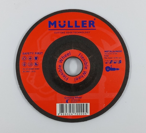 [cuts0055] ใบเจียร์บาง 4" MULLER