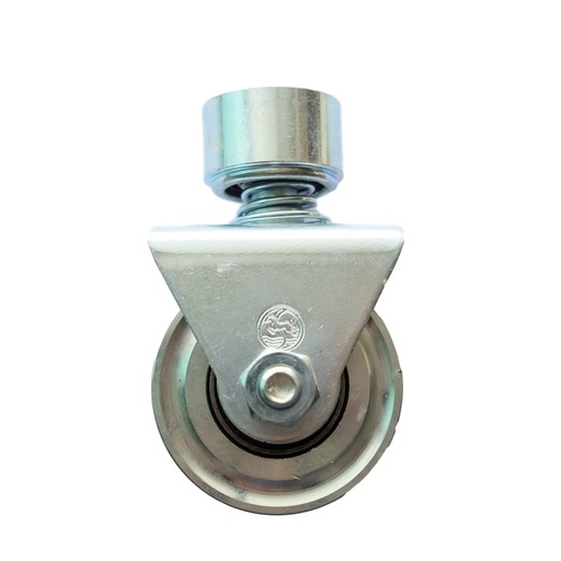[lock0017] ขาล้อ360(มีสปริง)+ล้อร่องกลม3x11/4