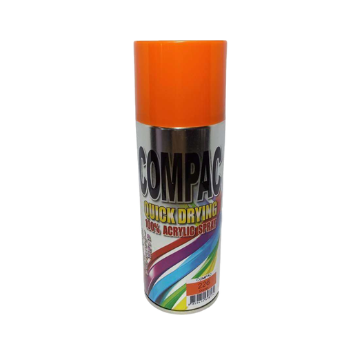 [colr0066] สีสเปย์ compac # 226 ส้ม
