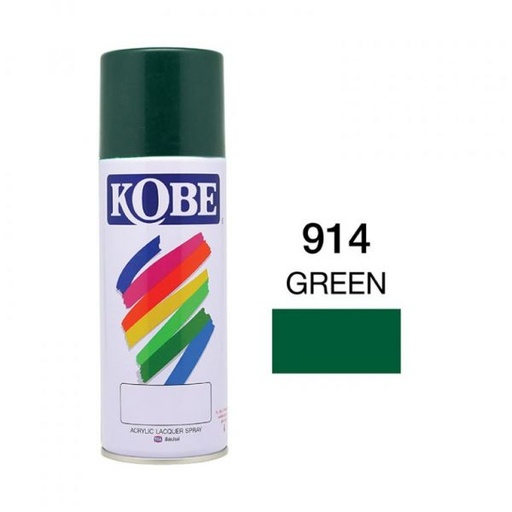 [colr0080] สีสเปรย์KOBE#0914 เขียว