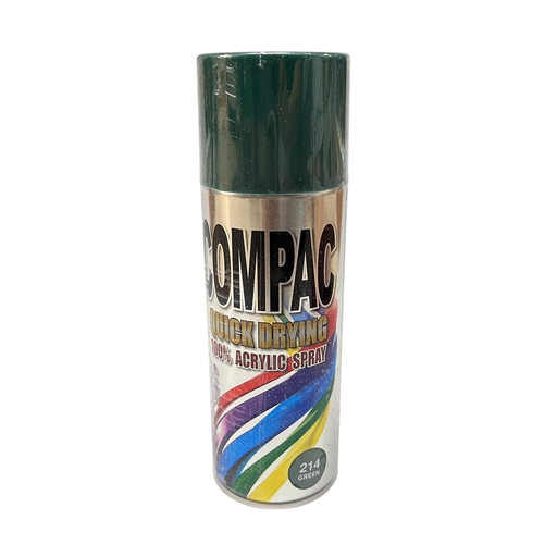 [colr0064] สีสเปย์ compac # 214 เขียว