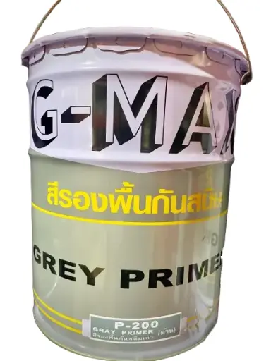 [colr0039] สีรองพื้นกันสนิมดำ G-MAX(ถัง)