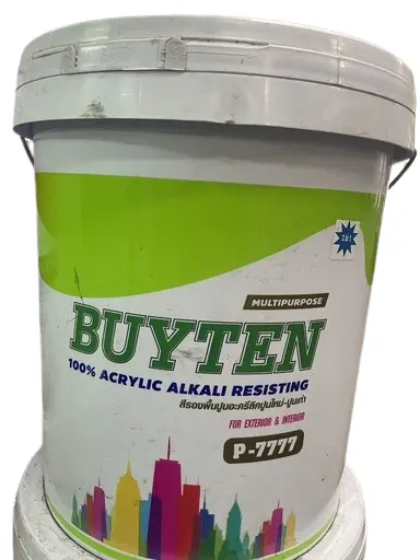 [colr0048] สีรองพื้นปูนอะคริลิคปูนใหม่-ปูนเก่าBUYTEN#P-7777(ถังกลาง)