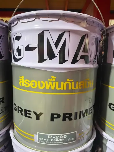 [colr0040] สีรองพื้นกันสนิมดำ G-MAX(แกลลอน)