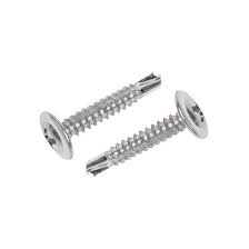 [scre0097] สกรูปลายสว่าน P สี่แฉก#8x50mm.ชุบขาว(2") (50ตัว/ถุง)